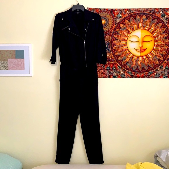 Guess Riley Moto Black jumpsuit - Picture 3 of 16